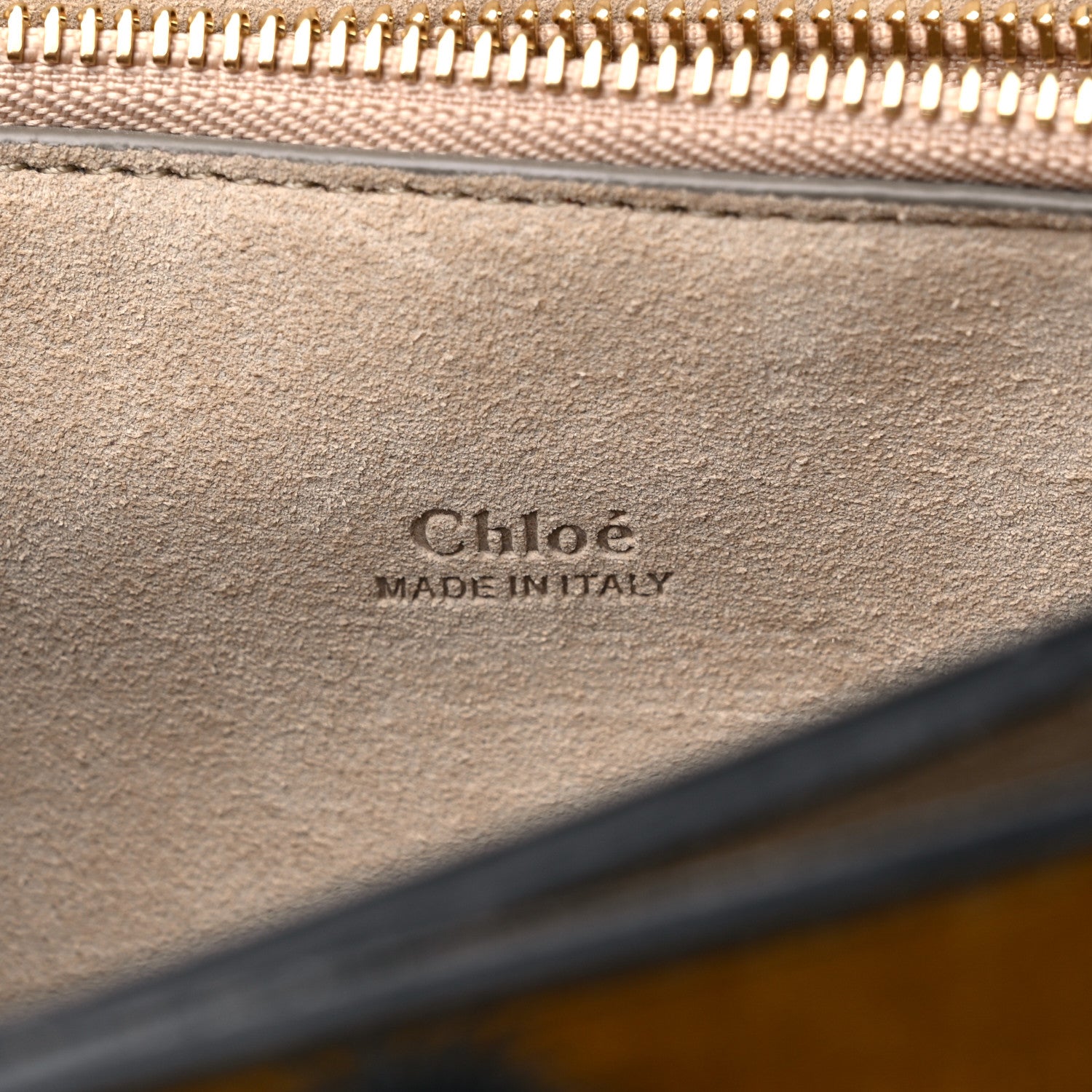 Chloe Suede Wonder Woman Patchwork Medium Faye Shoulder Bag Black 6 of 13