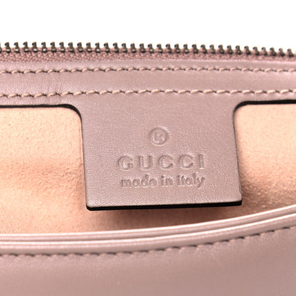 Gucci Calfskin Matelasse Medium GG Marmont Shoulder Bag Porcelain Rose 6 of 11
