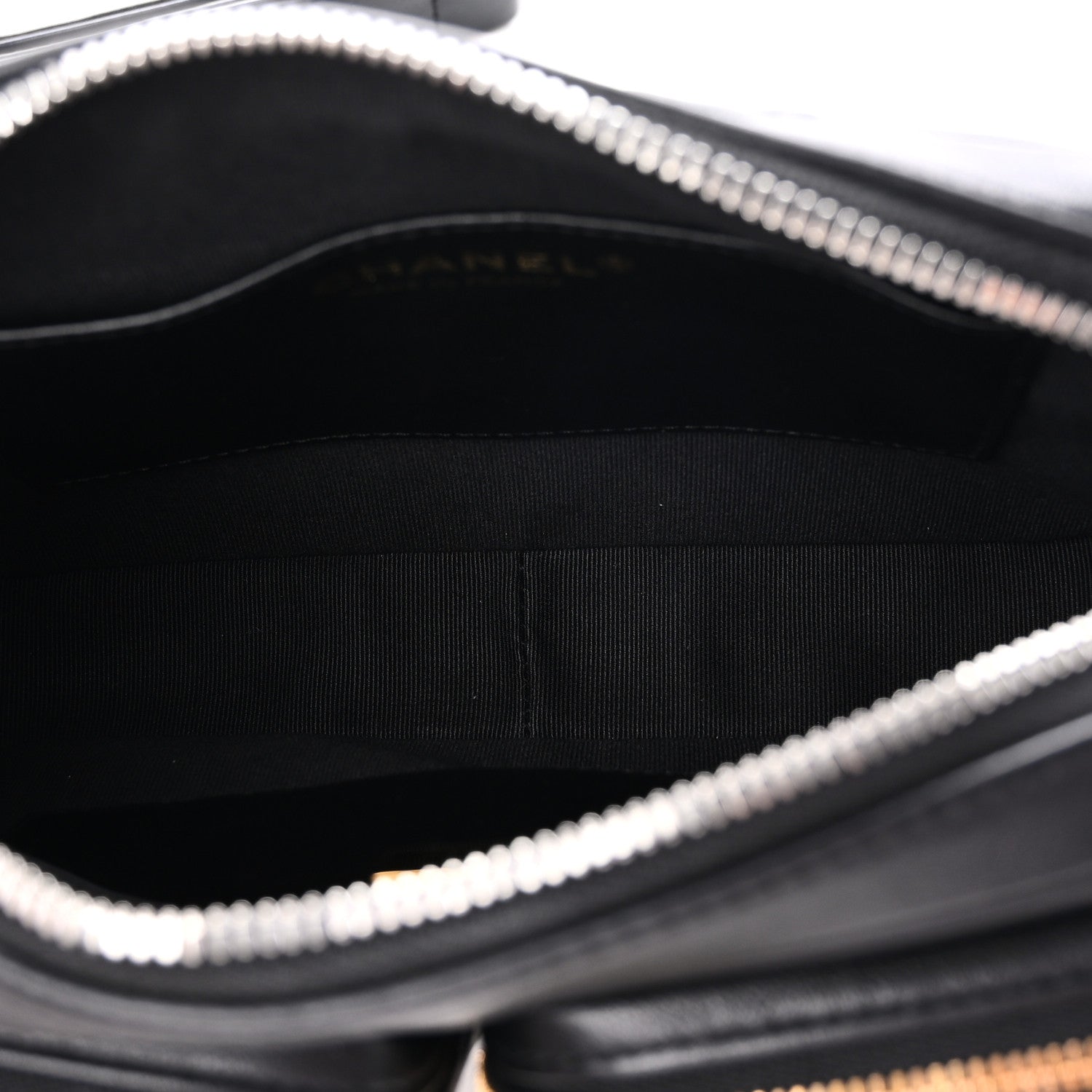 Chanel Calfskin Quilted Small Camera Case Black 5 of 11
