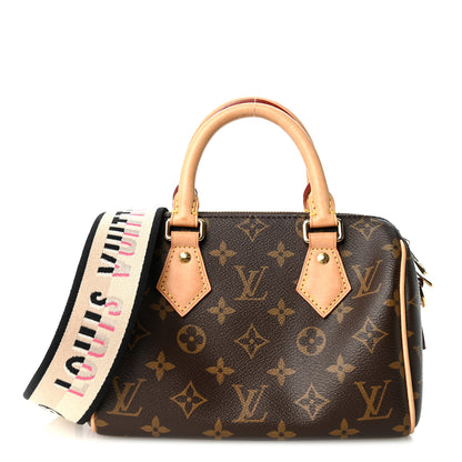 Louis Vuitton Monogram Speedy Bandouliere 20 Black 1 of 10