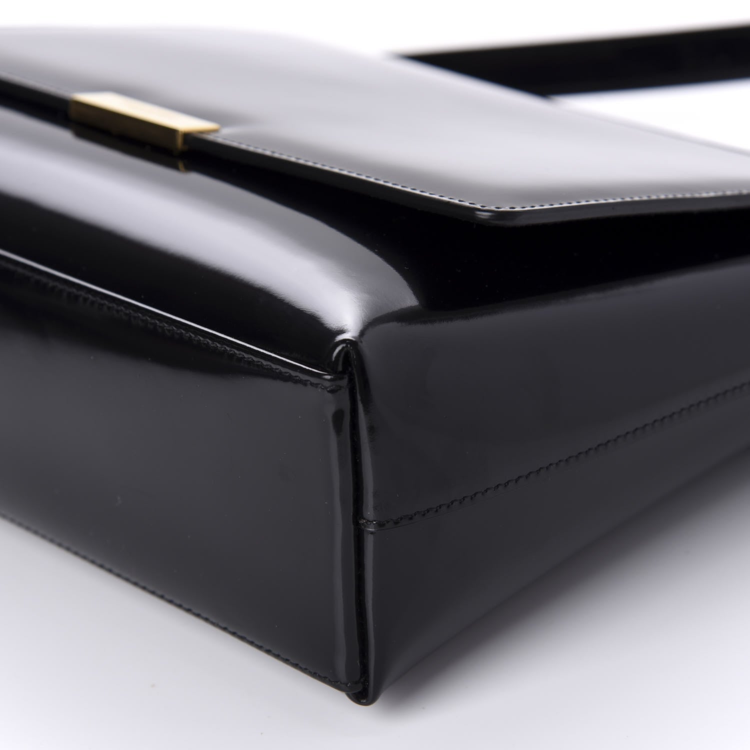 Saint Laurent Patent Le 90 Shoulder Bag Black 7 of 10