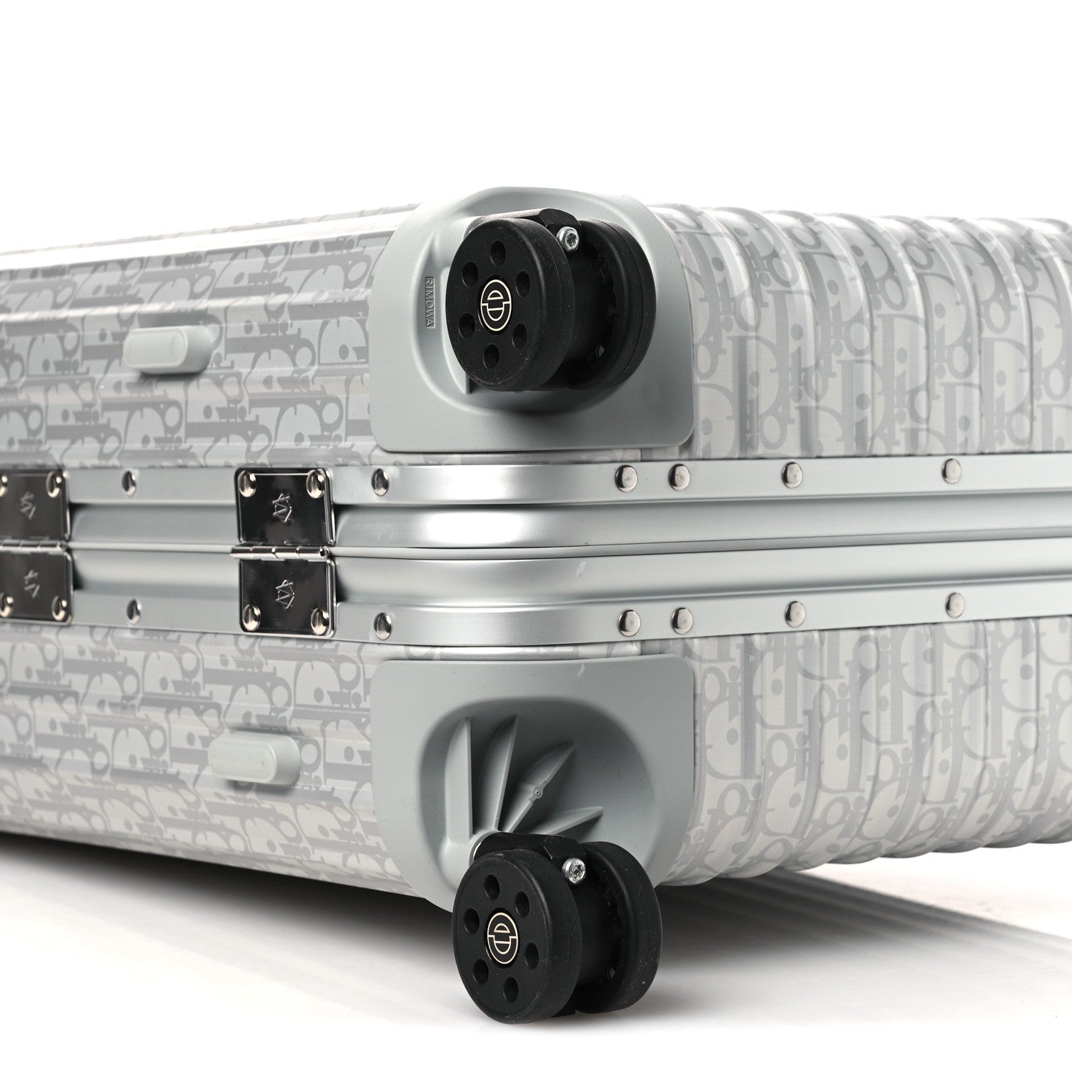 Christian Dior X RIMOWA Aluminum Gradient Cabin Luggage Silver 7 of 8