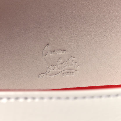 Christian Louboutin Naplak Patent Calfskin Monochrome Small Loubi54 Shoulder Bag White 6 of 9