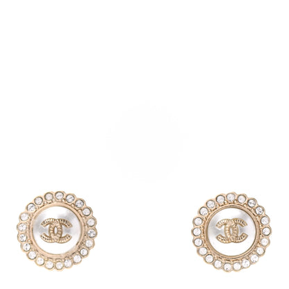 Chanel Pearl CC Round Earrings 1 of 4