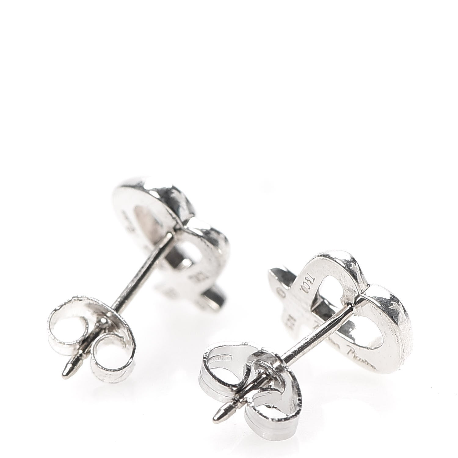 Tiffany Sterling Silver Mini Paloma Picasso Loving Heart Earrings 3 of 5