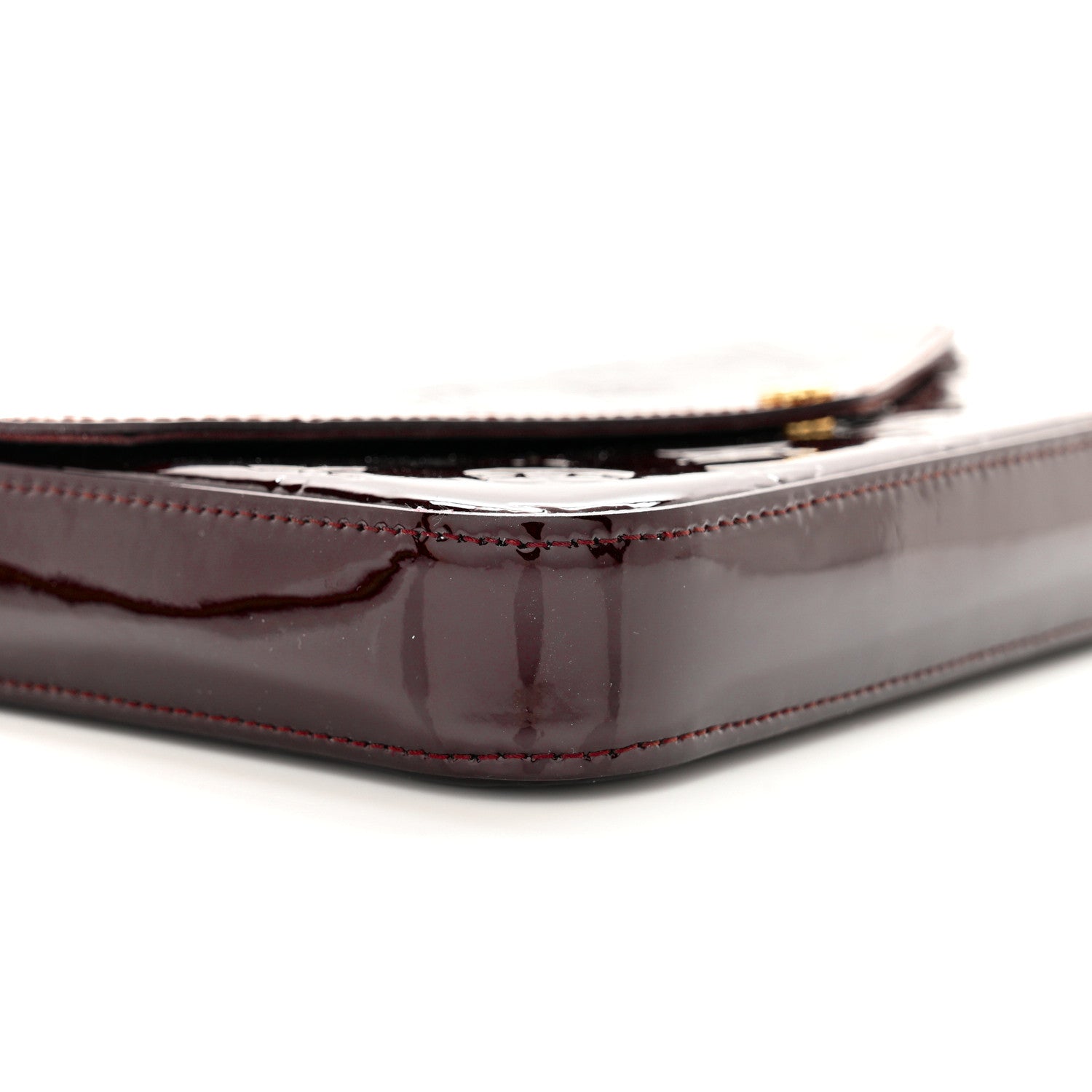 Louis Vuitton LOUIS VUITTON Vernis Pochette Felicie Chain Wallet Amarante 11 of 12