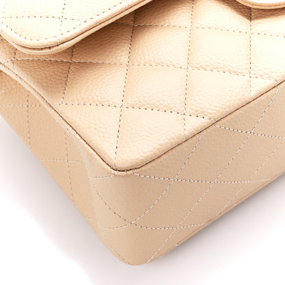 Chanel Caviar Quilted Small Double Flap Beige 10 of 12