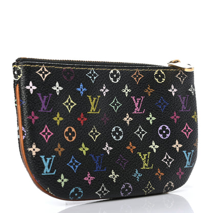 Louis Vuitton Monogram Multicolor Pochette Plate MM Black 3 of 6