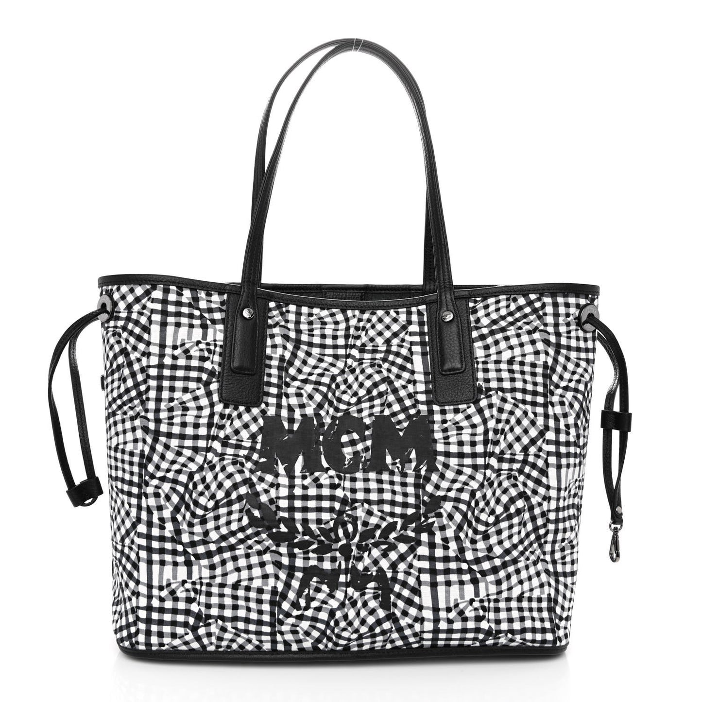 Visetos Medium Liz Reversible Shopper Tote Black