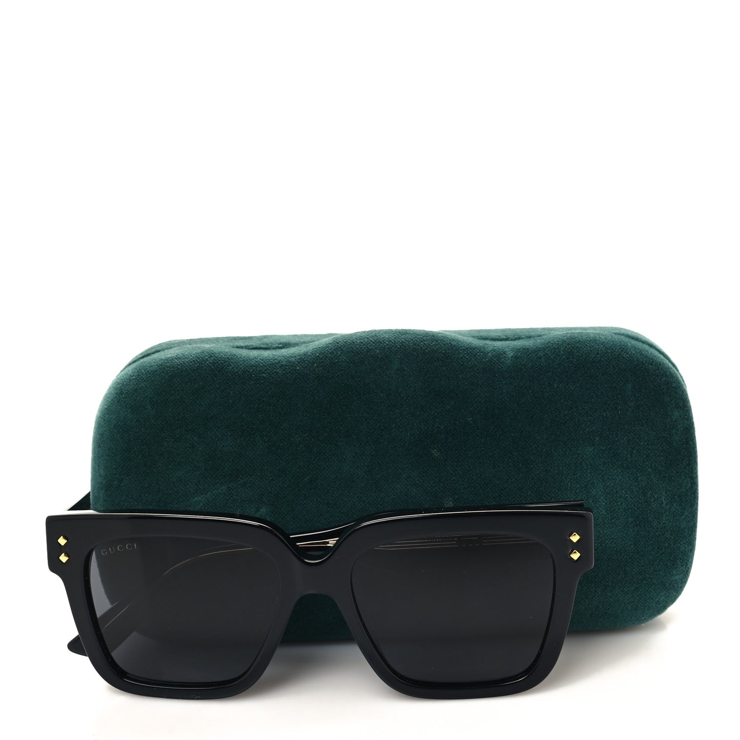 Acetate Square Frame Sunglasses GG1084S Black