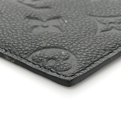 Louis Vuitton Empreinte Felicie Chain Wallet Zippered Insert Black 7 of 10