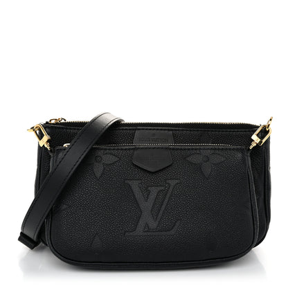 Louis Vuitton Empreinte Monogram Giant Multi Pochette Accessories Black 1 of 9