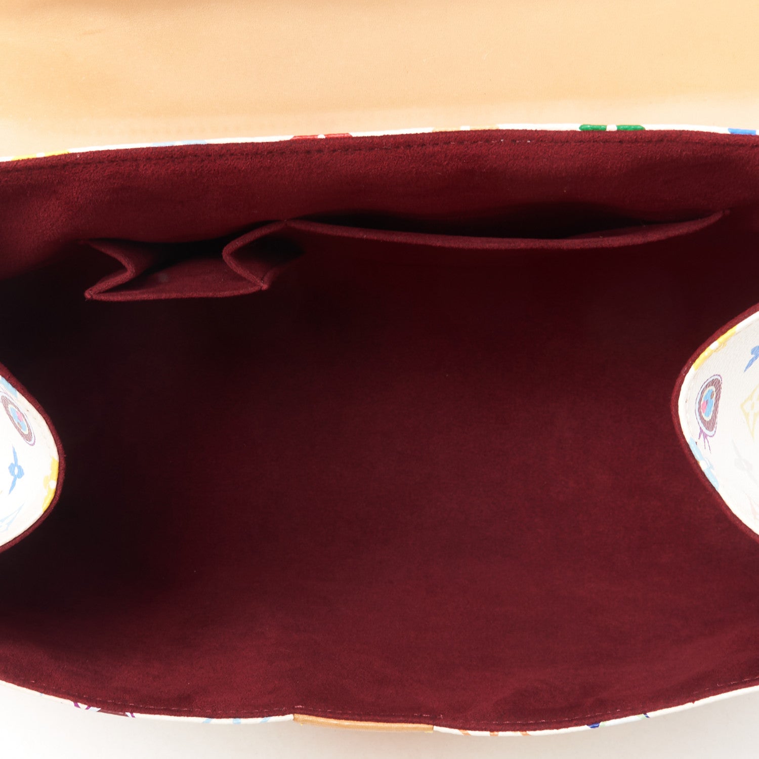 Louis Vuitton Monogram Multicolor Murakami Eye Love You White 4 of 8