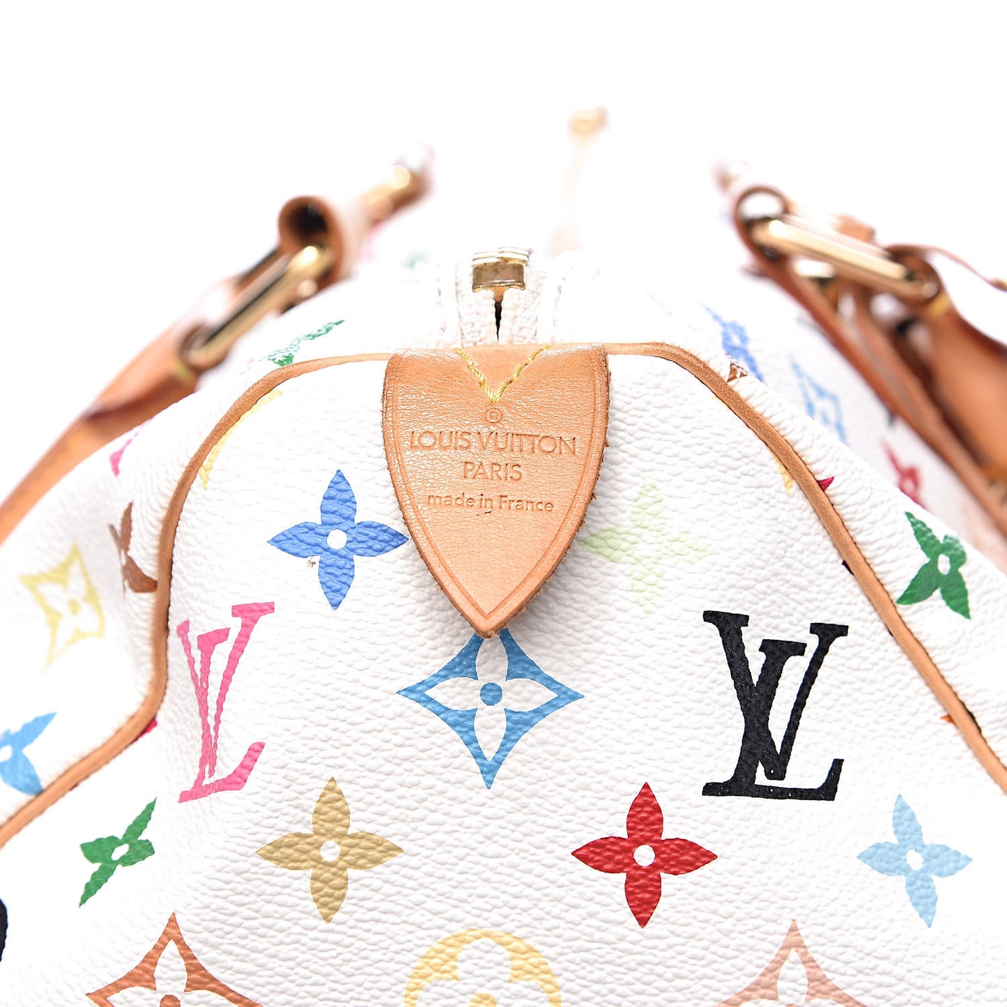 Monogram Multicolor Keepall 45 White