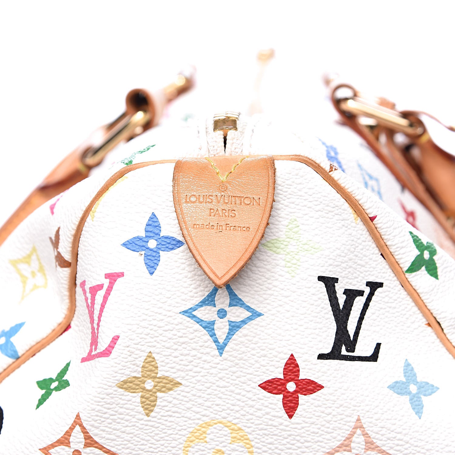 Louis Vuitton Monogram Multicolor Keepall 45 White 6 of 18