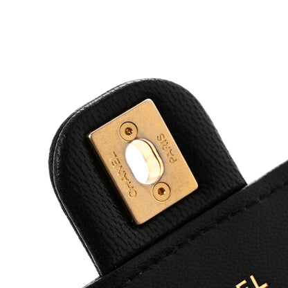 Chanel Goatskin Quilted Chic Pearls Clutch With Chain Black 15 of 16