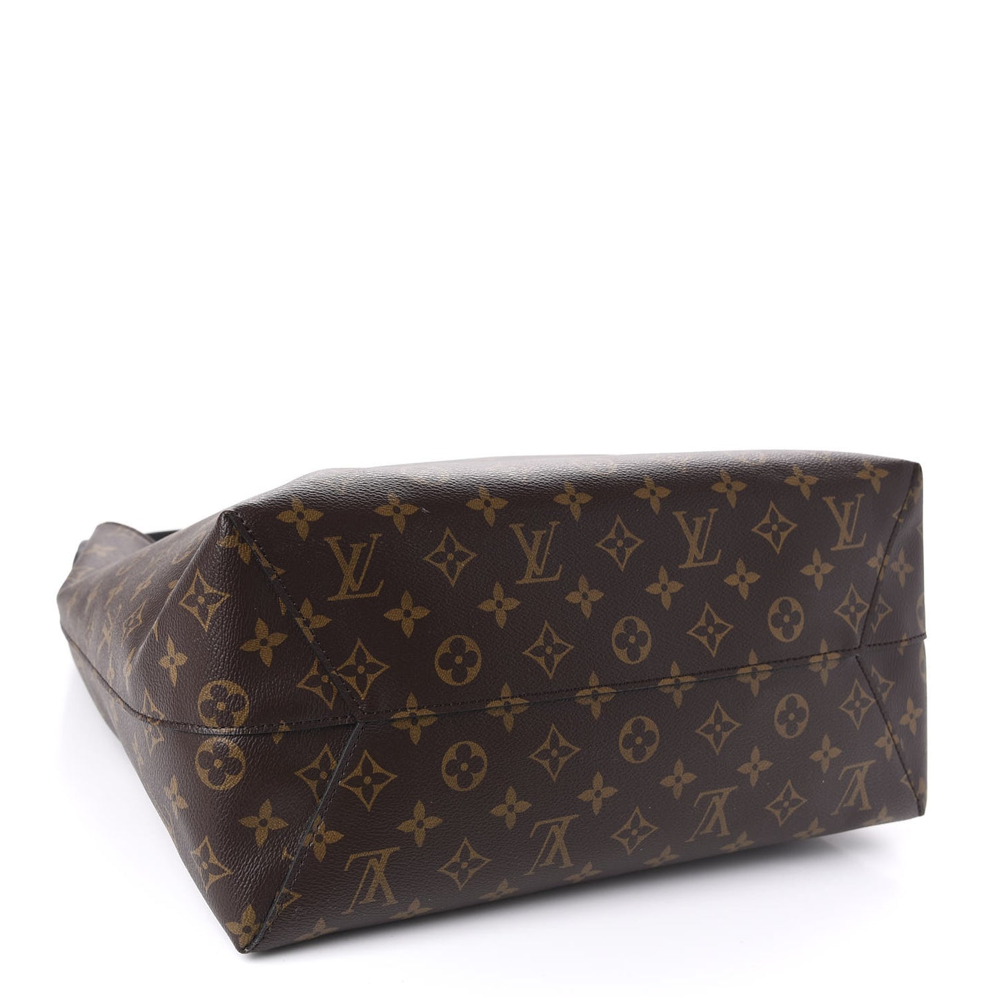 Monogram Flower Hobo Black