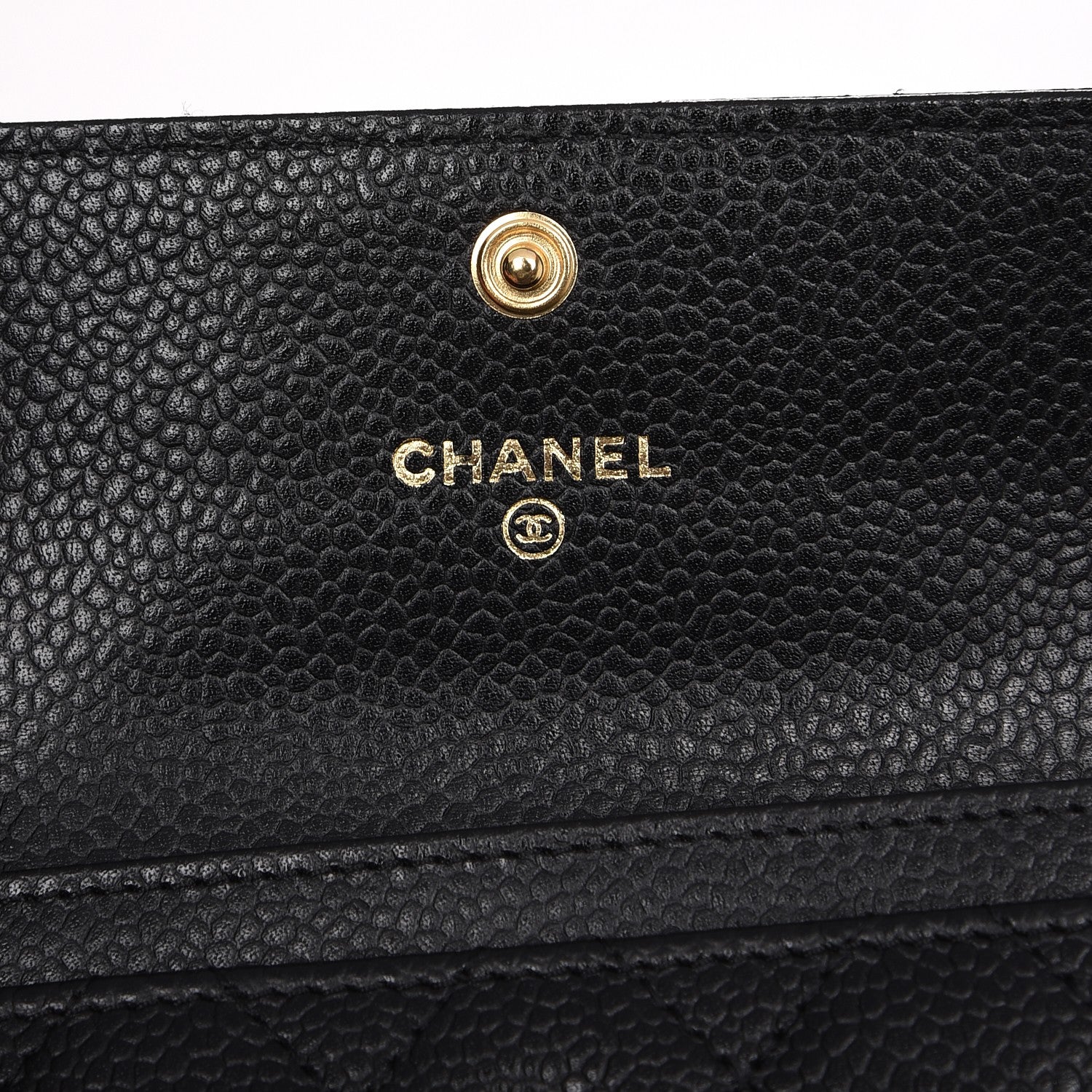 Chanel Caviar Quilted Flap Card Holder Black 5 of 8