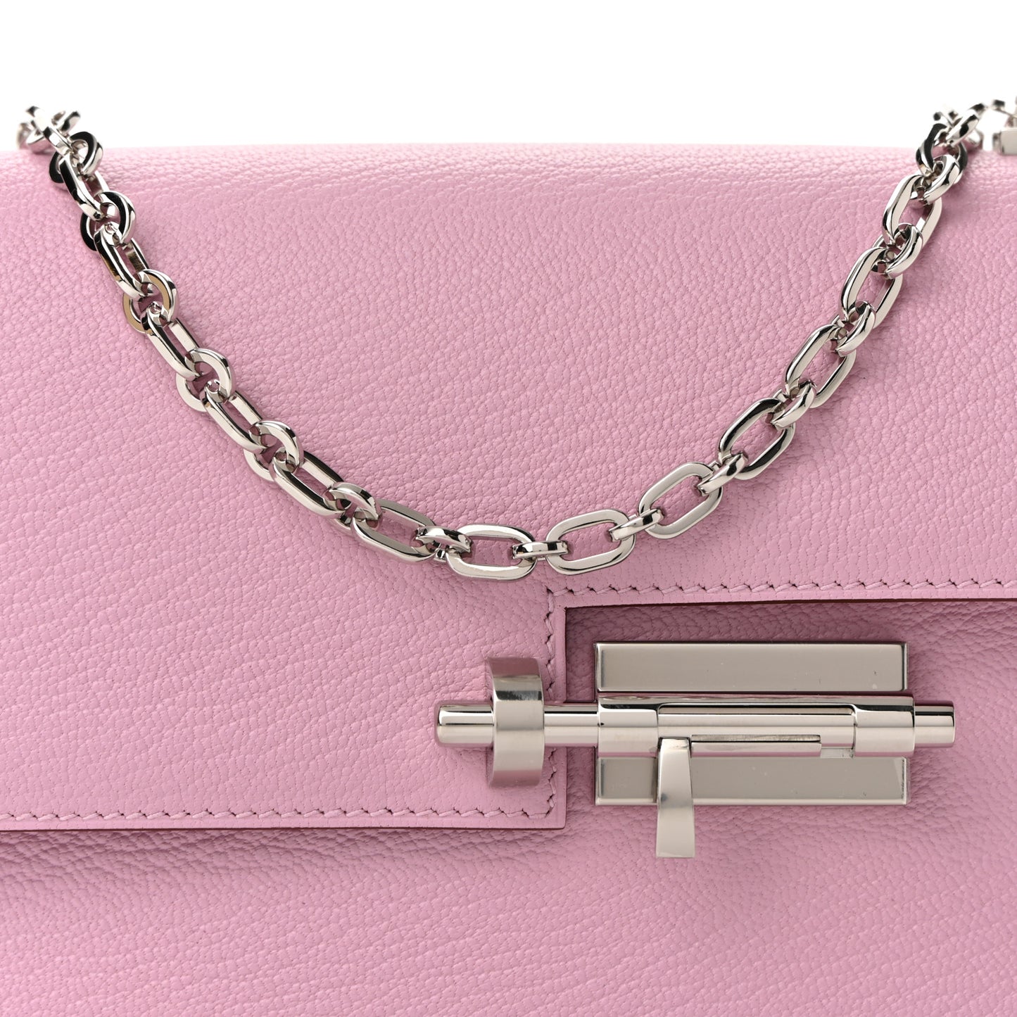Chevre Chamkila Mini Verrou Chaine Bag Mauve Sylvestre