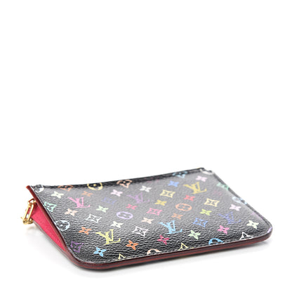 Louis Vuitton Monogram Multicolor Key Pouch Black Grenade 3 of 5