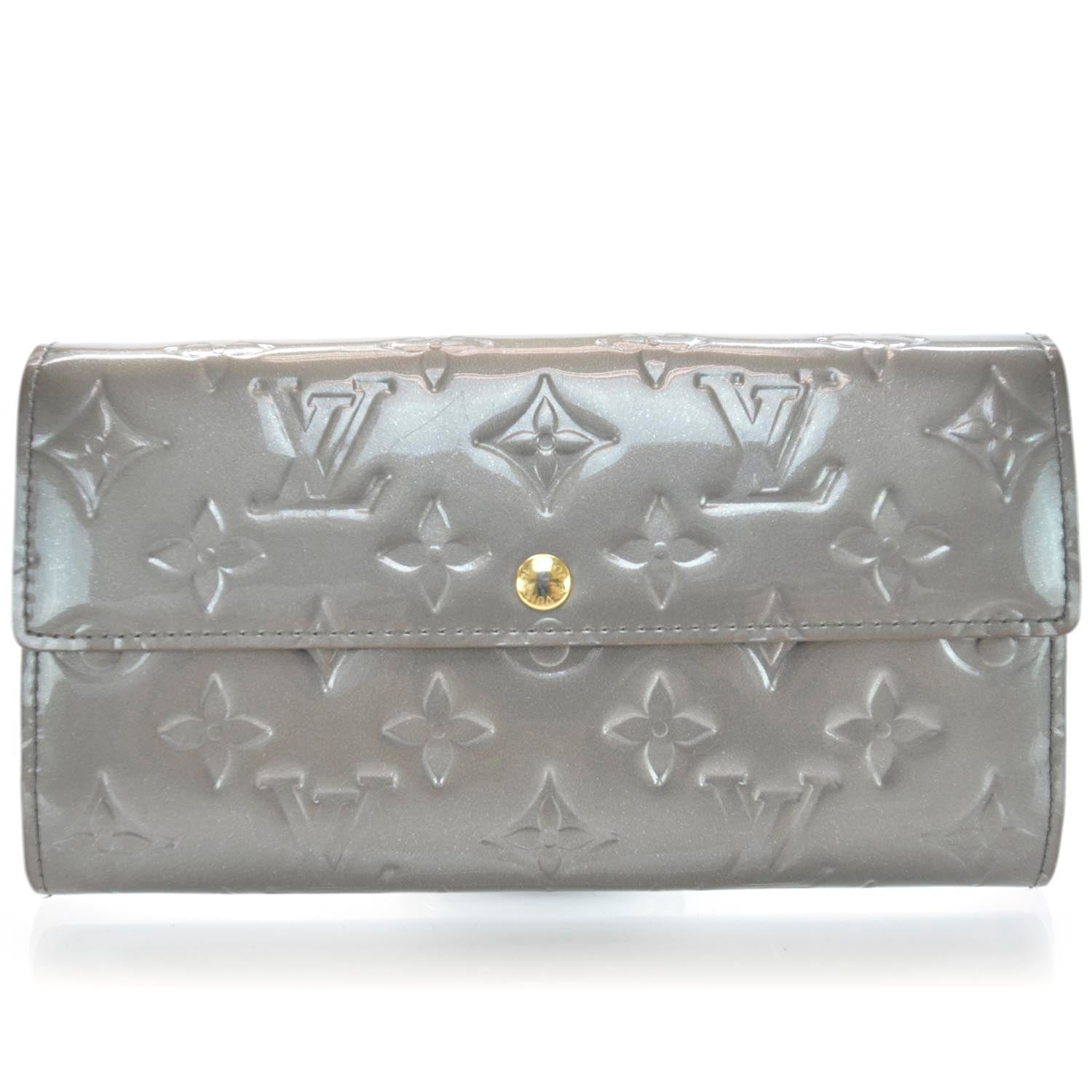 Louis Vuitton Vernis Porte Tresor International Wallet Gris 1 of 8