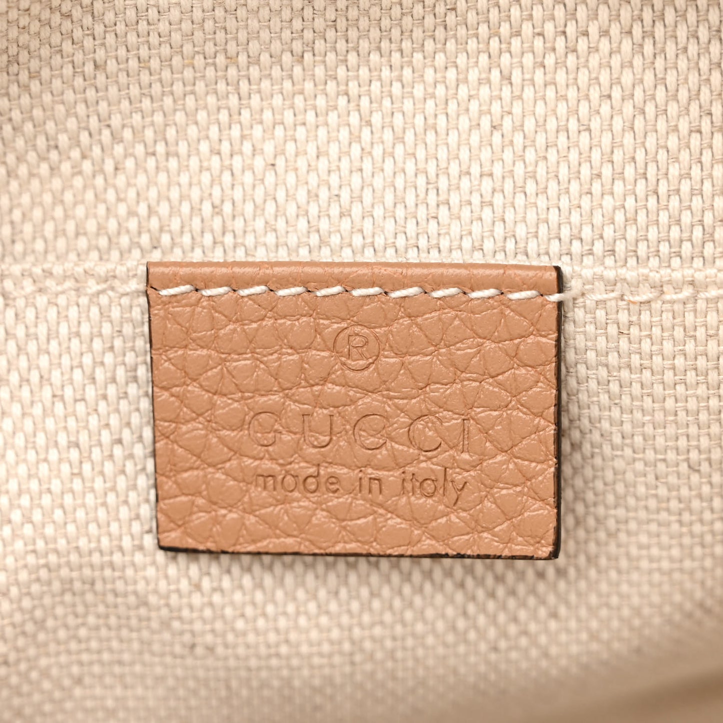 Pebbled Calfskin Small Soho Disco Bag Camelia