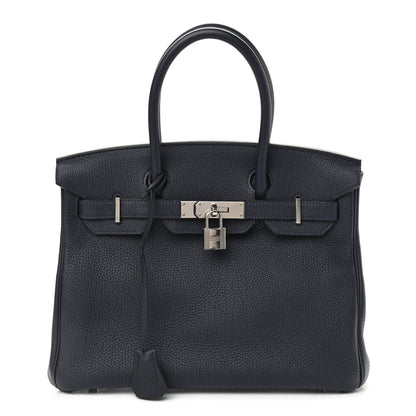 Hermes Togo Birkin 30 Bleu Nuit 1 of 13