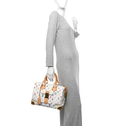 Louis Vuitton Monogram Multicolor Speedy 30 White 2 of 9