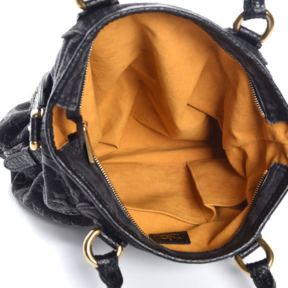 Louis Vuitton Denim Neo Cabby MM Black 5 of 9
