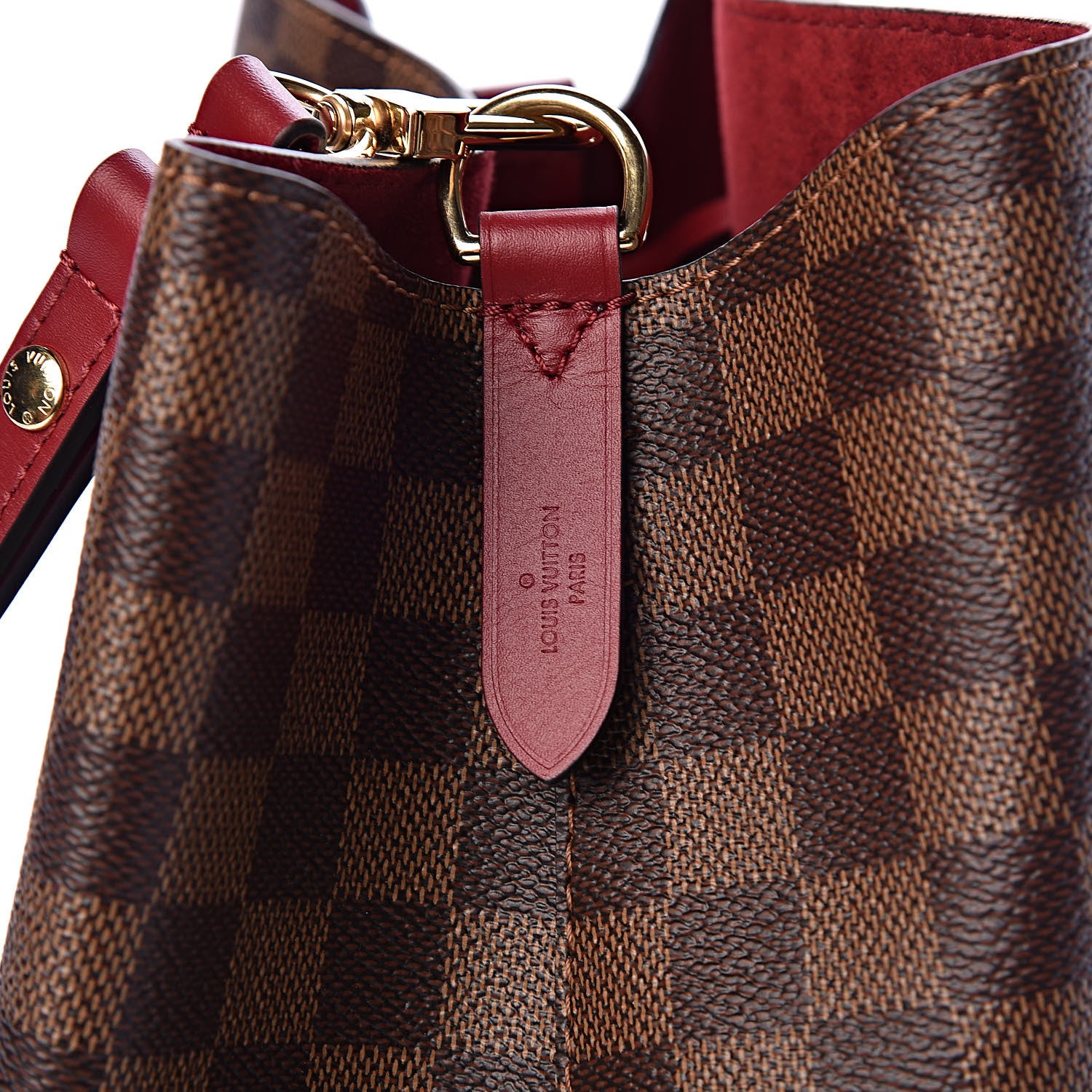 Louis Vuitton Damier Ebene Neonoe MM Cherry Berry 6 of 10