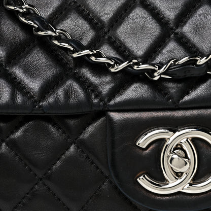 Chanel Washed Lambskin Quilted Maxi Single Flap Black 24 of 24