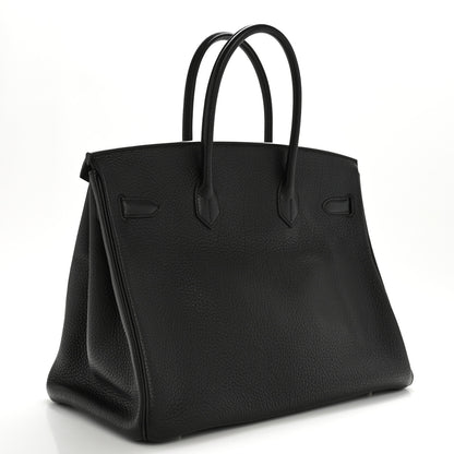 Hermes Fjord Birkin 35 Black 3 of 13