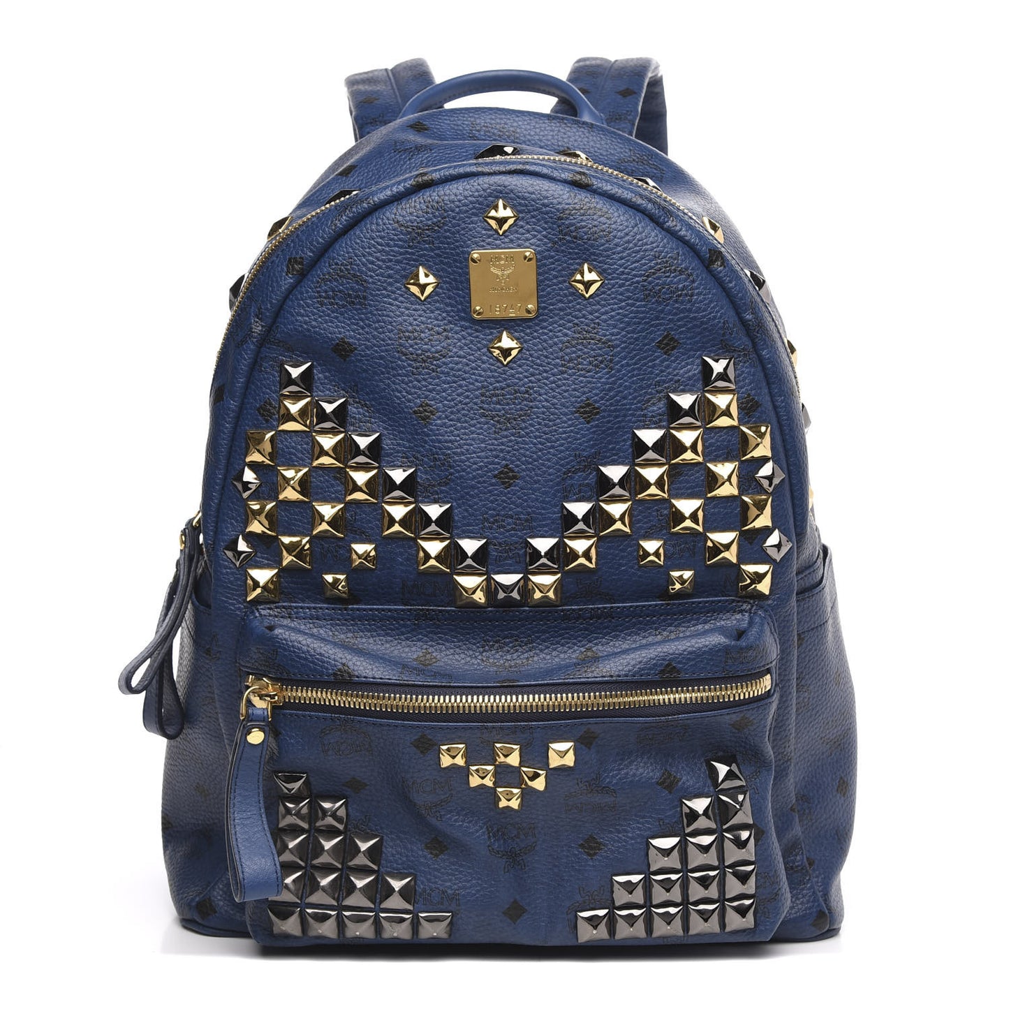 Visetos Studded Medium Stark M Backpack Blue