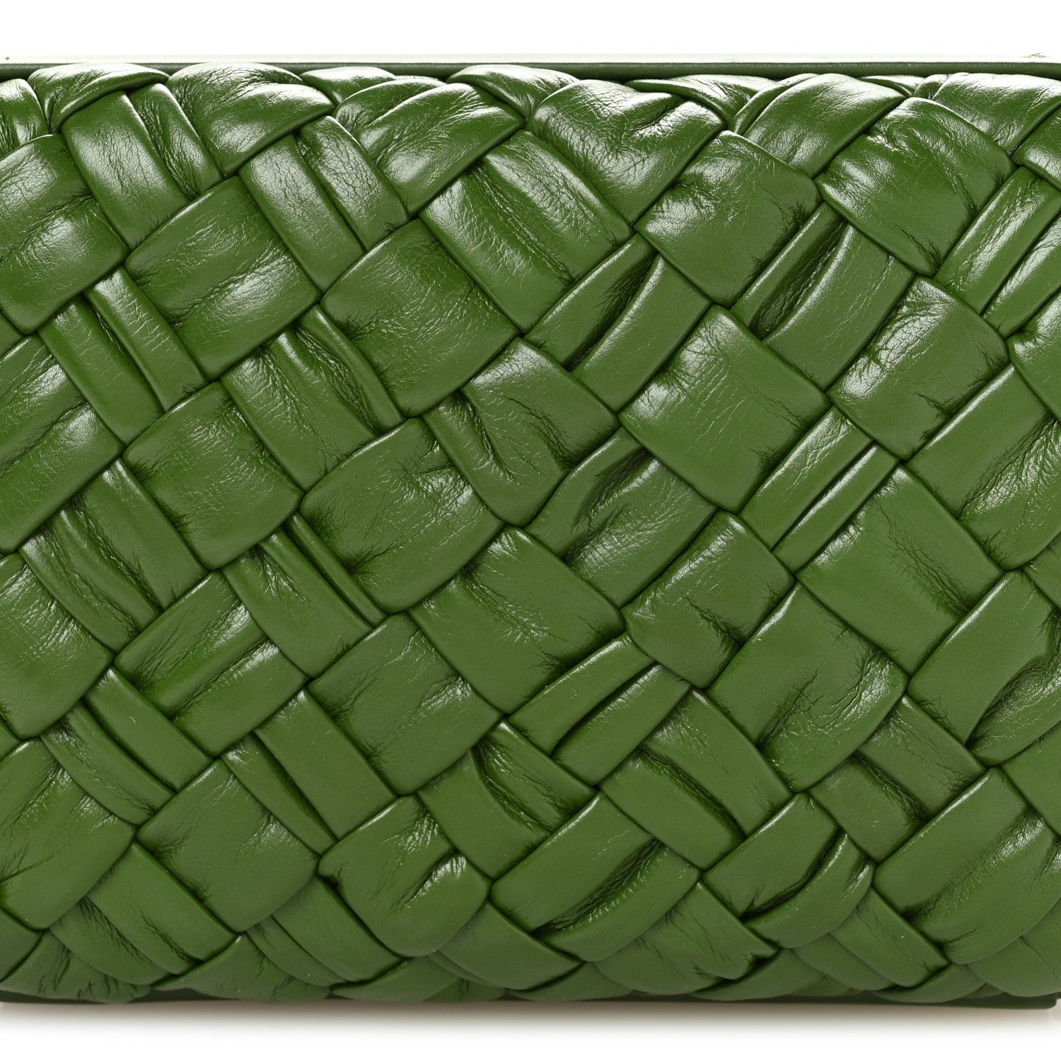 Bottega Veneta Calfskin Intrecciato Knot On Strap Avocado 7 of 10