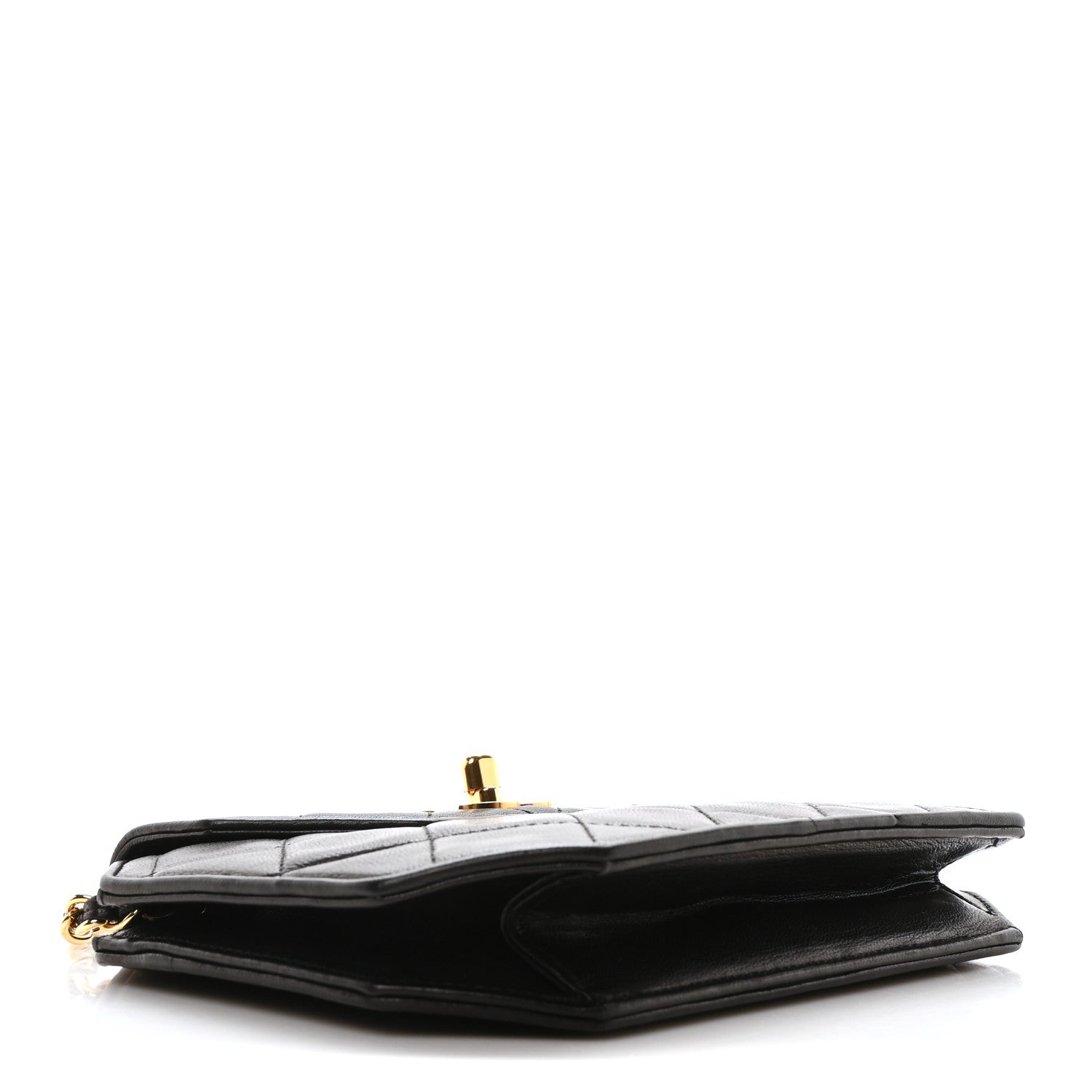 Chanel Lambskin Quilted Octagon Flap Black 4 of 11