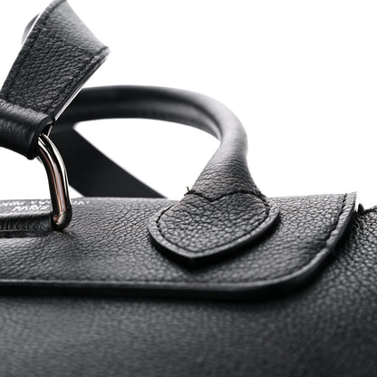 Louis Vuitton Calfskin Lockme Backpack Black 14 of 16