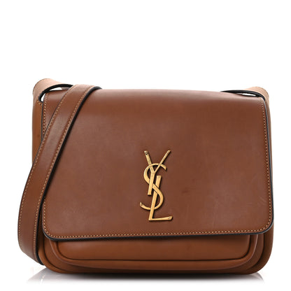 Saint Laurent Vegetable Tanned Besace Niki Satchel Brick 1 of 17