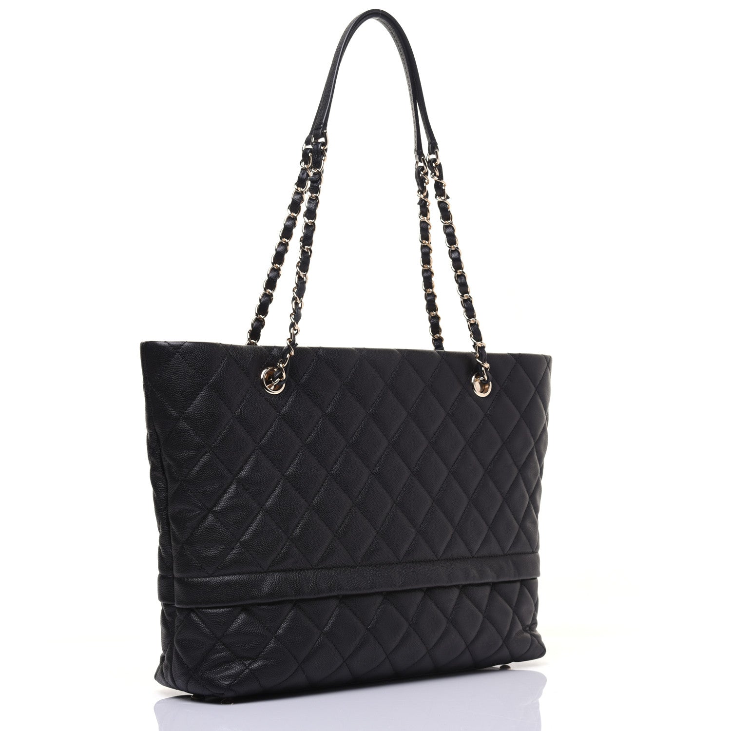 Chanel Caviar Quilted Rolled Up Tote Black 3 of 14