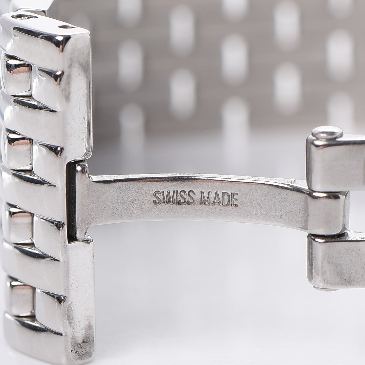 Stainless Steel 21mm Panthere Ruban Quartz Watch