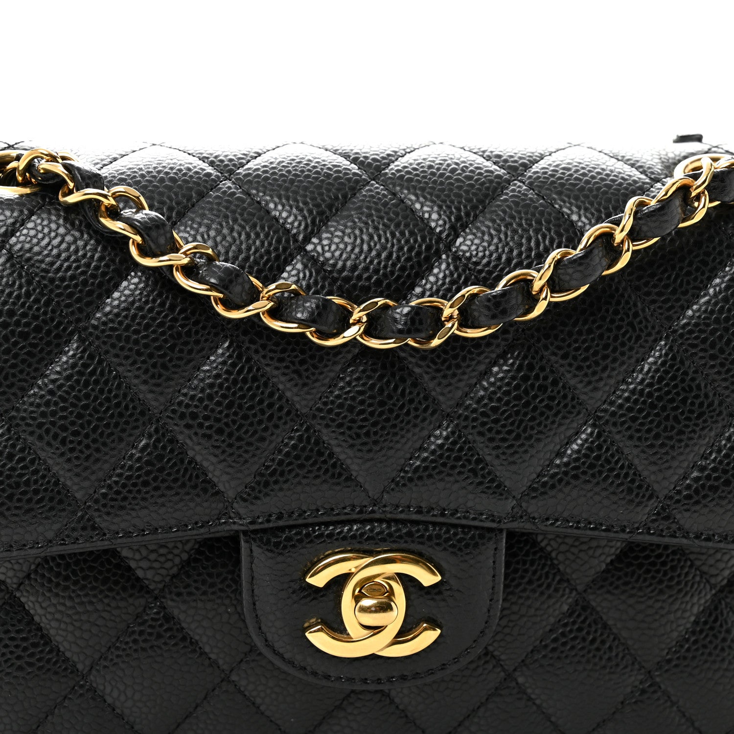 Chanel Caviar Quilted Small Double Flap Black 8 of 10