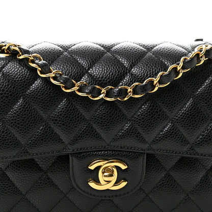 Chanel Caviar Quilted Small Double Flap Black 8 of 10