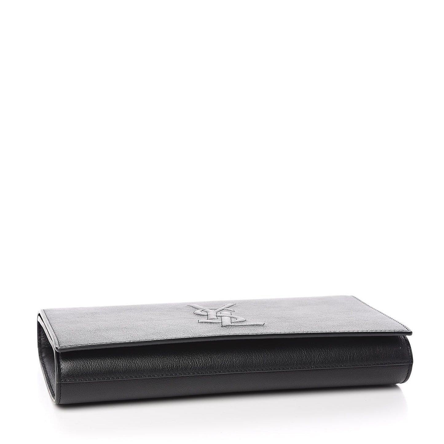 Calfskin Monogram Large Belle De Jour Clutch Black