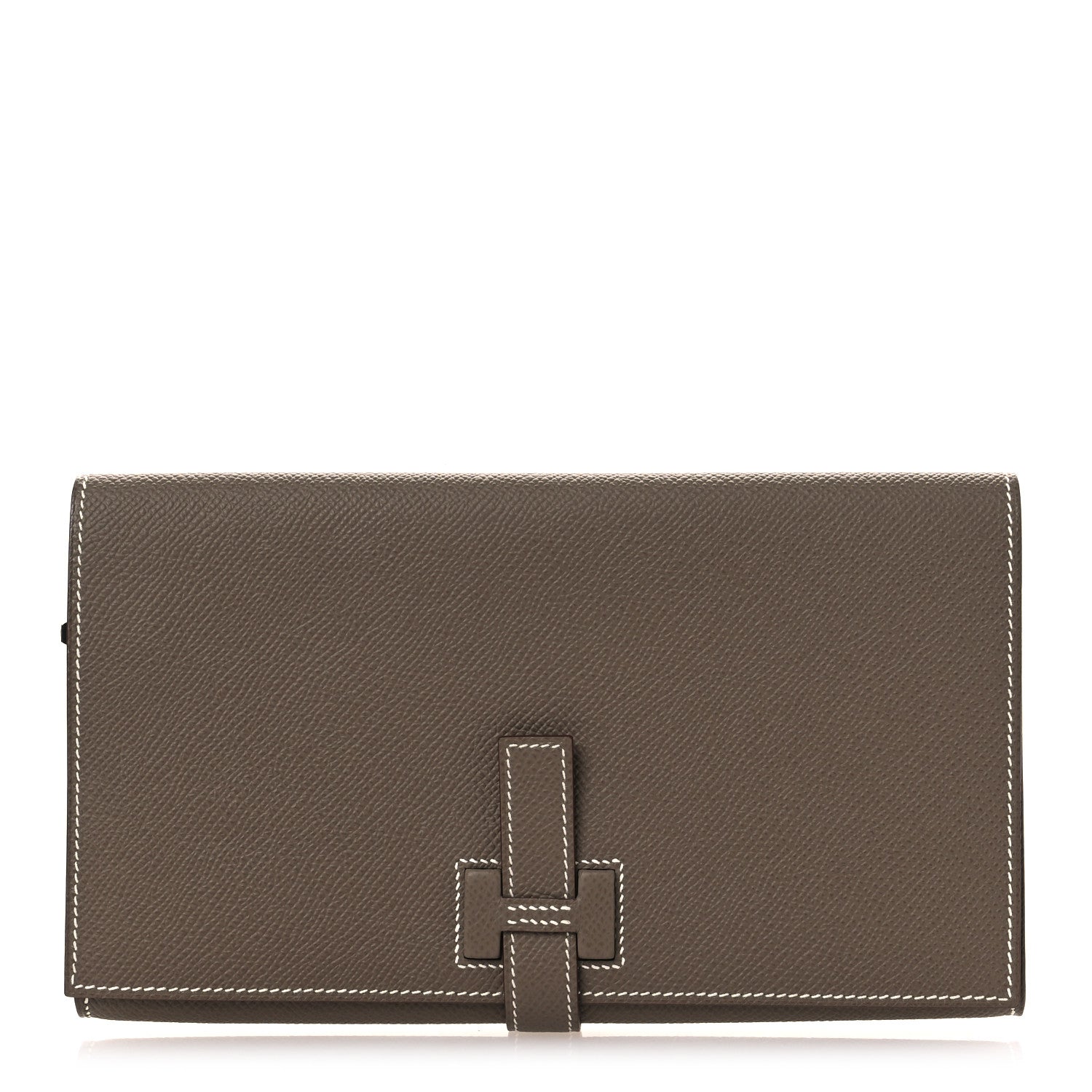 Hermes Epsom New H Passant Toutenmain Wallet Etoupe 1 of 9