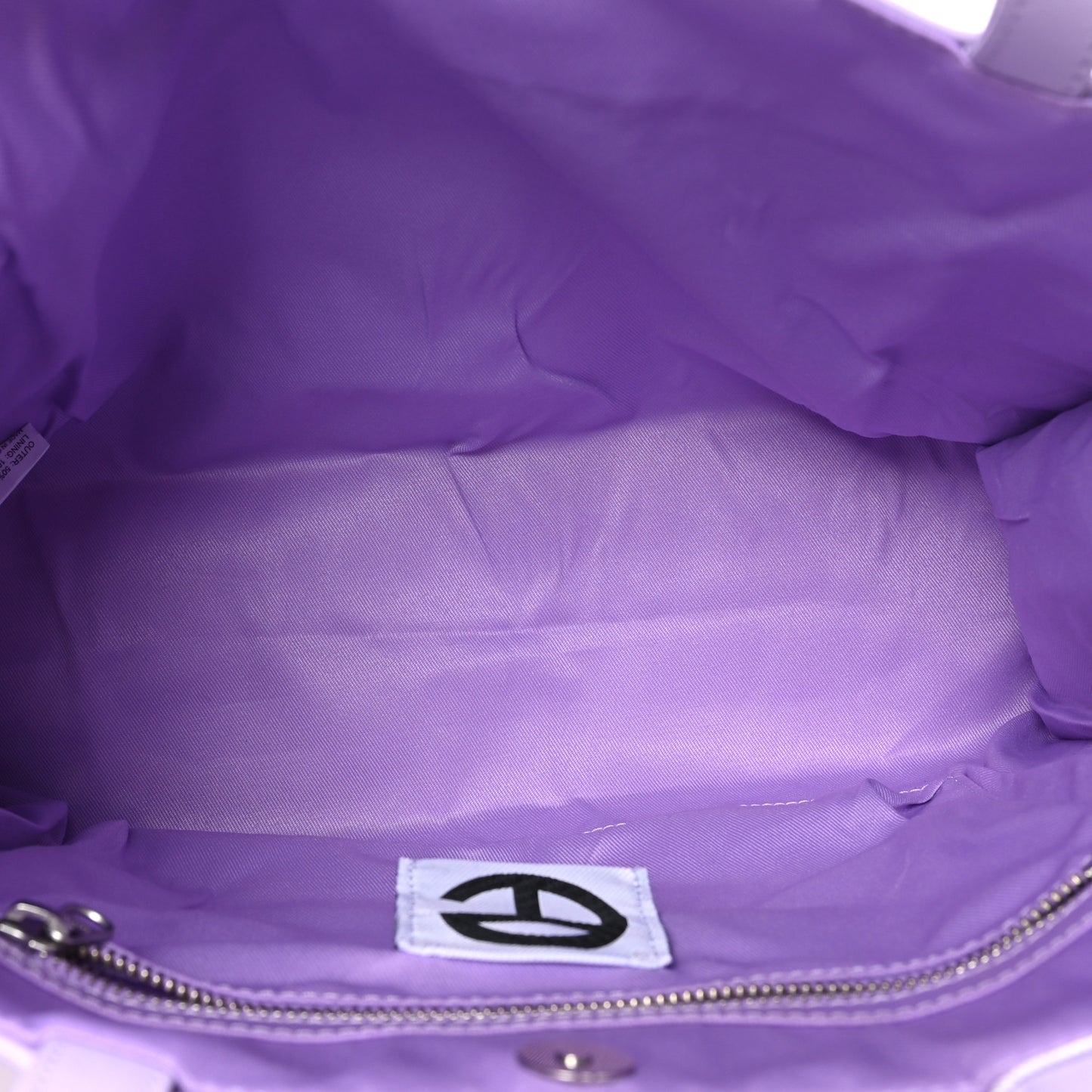 Vegan Leather Medium Shopping Bag Lavender