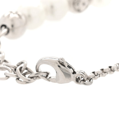 Louis Vuitton Monogram Pearl Bracelet Silver 3 of 4