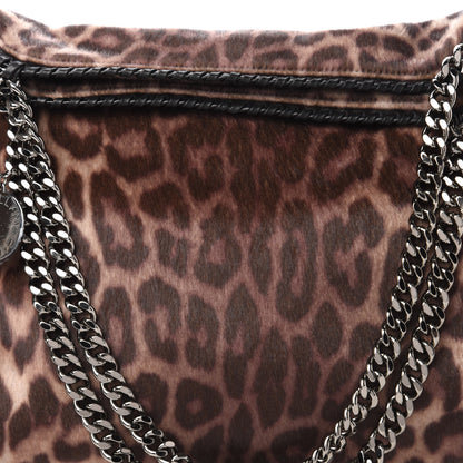 Stella McCartney Faux Calf Hair Leopard Print Small Falabella Tote Brown 10 of 10