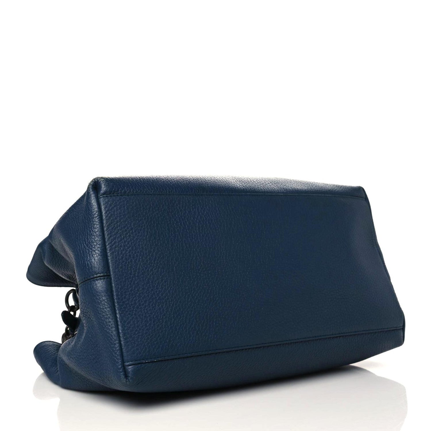 Bottega Veneta Cervo Deerskin Medium Kyoto Shoulder Bag Denim 4 of 10