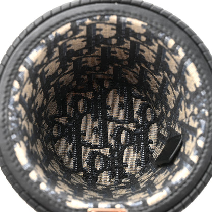 Christian Dior Wicker CD Bucket Bag Black 5 of 10