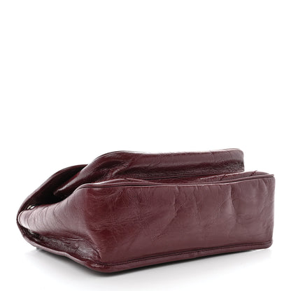Saint Laurent Crinkled Calfskin Matelasse Monogram Medium Niki Chain Satchel Rouge Legion 4 of 10