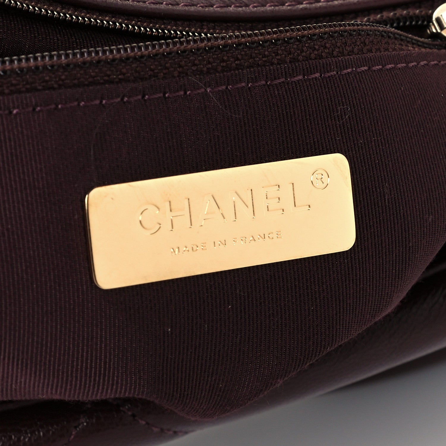 Chanel Shiny Goatskin Quilted Large Chanel 19 Flap Brown 7 of 9